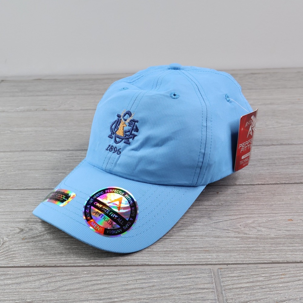 NWT Antigua Pinnacle Hartford Golf Club 1896 Hat Men's Blue Desert Cool